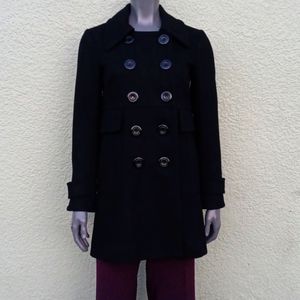 TEVROE & CHASE LADIES 10 BUTTON DOUBLE BREASTED LUXURY PEAS COAT (CANADA)